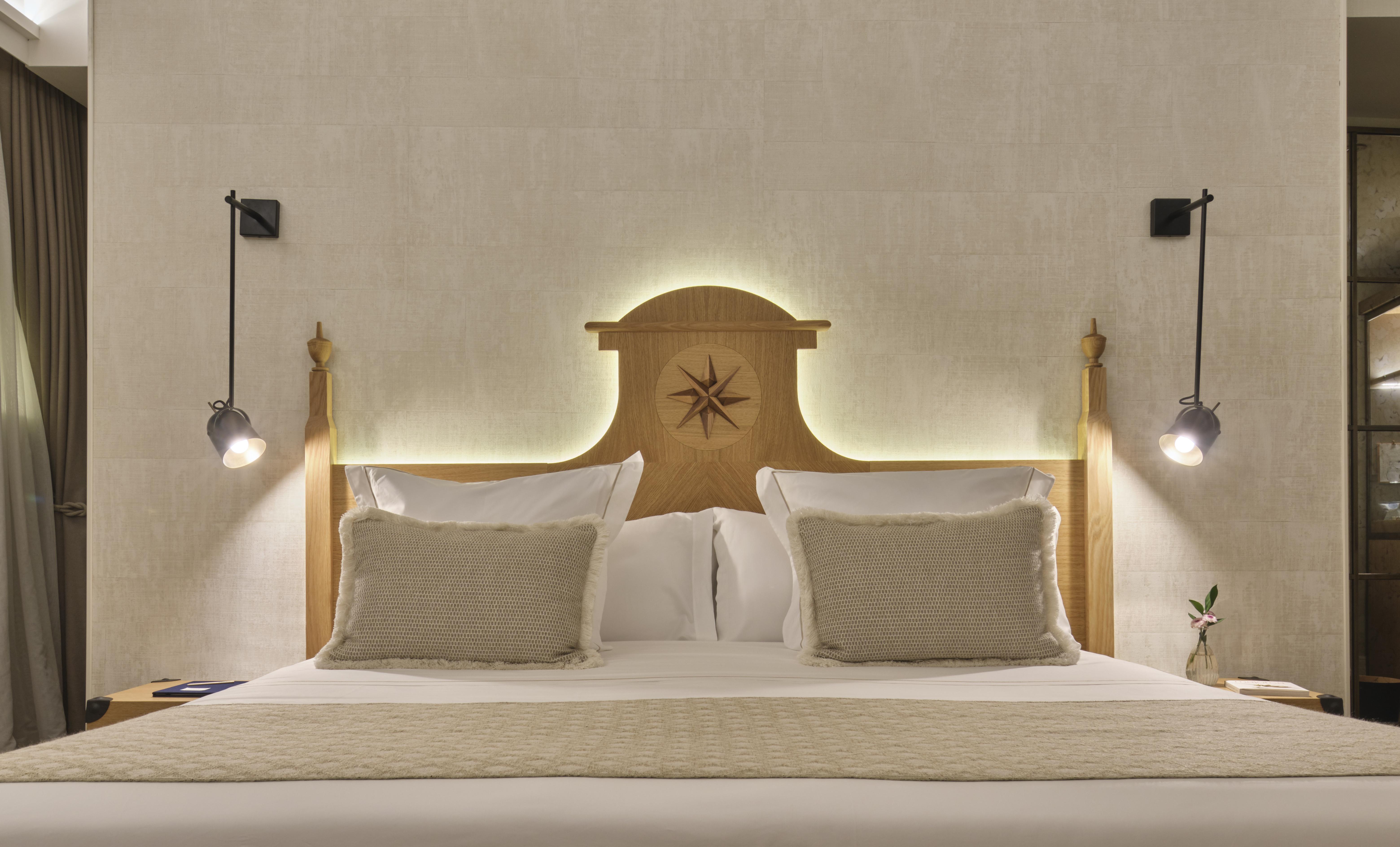 Hotel Antigua Palma - Casa Noble Exteriér fotografie A bed with a headboard