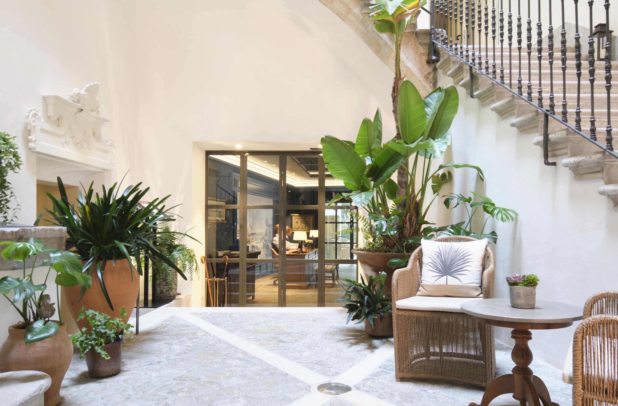 Hotel Antigua Palma - Casa Noble Exteriér fotografie Interior of the hotel
