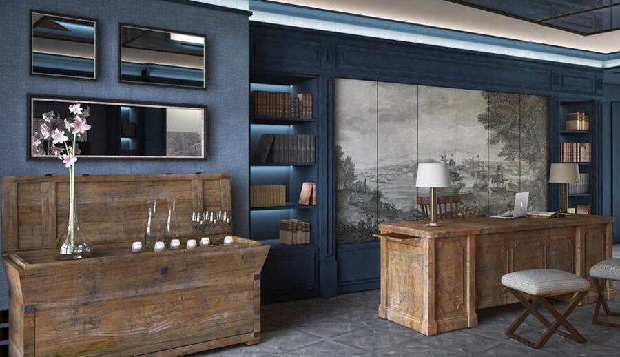 Hotel Antigua Palma - Casa Noble Exteriér fotografie Interior of the library