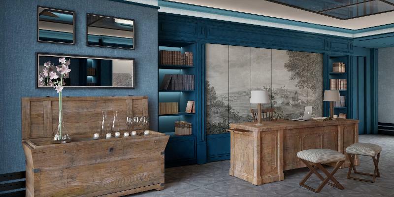 Hotel Antigua Palma - Casa Noble Exteriér fotografie Interior of the library