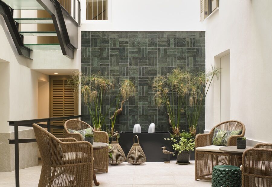 Hotel Antigua Palma - Casa Noble Exteriér fotografie Interior courtyard