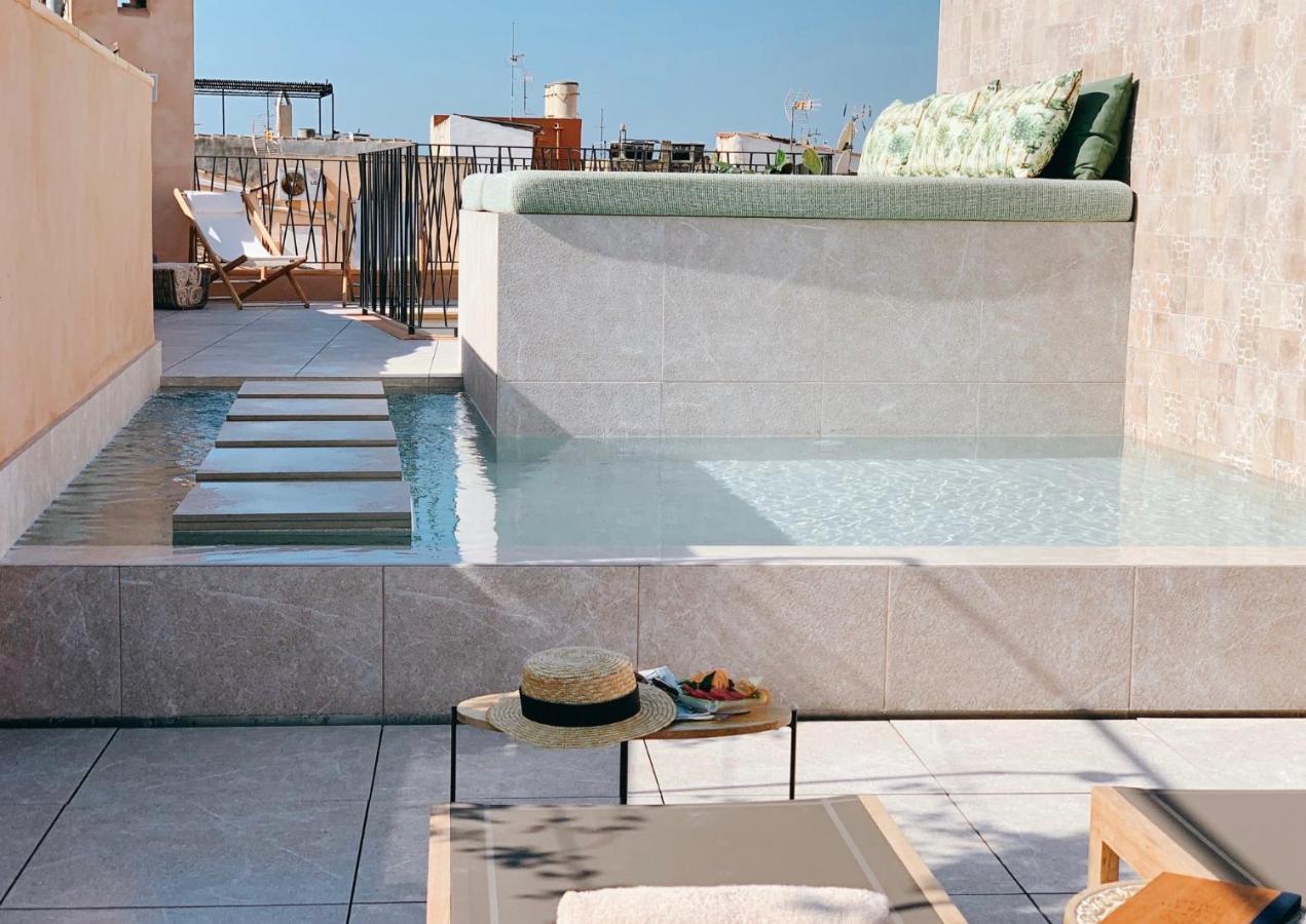 Hotel Antigua Palma - Casa Noble Exteriér fotografie Rooftop pool at the Hotel