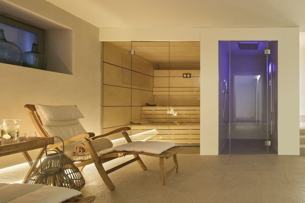 Hotel Antigua Palma - Casa Noble Exteriér fotografie A modern steam room